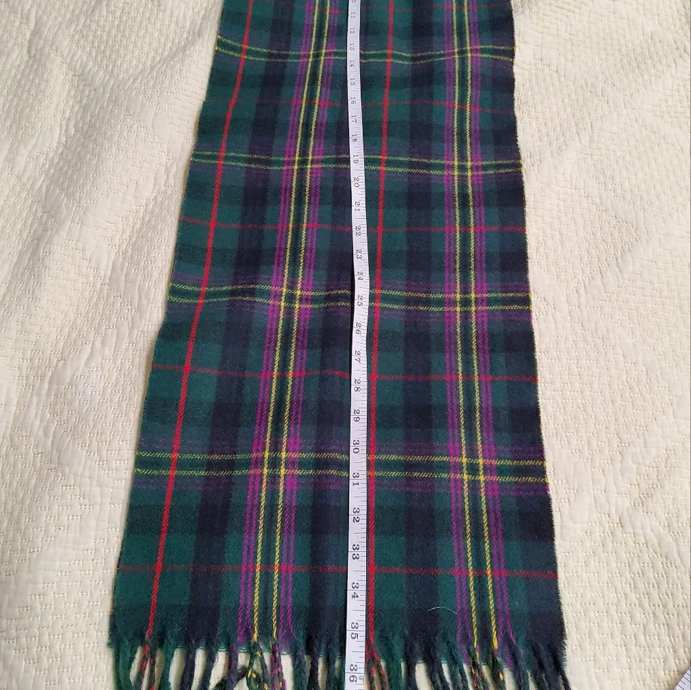 Kennedy Modern Plaid Tartan Scarf